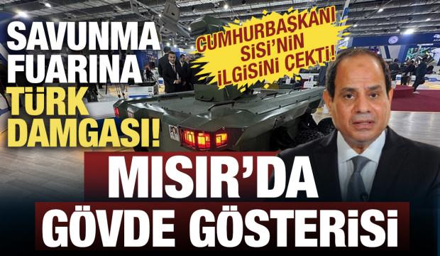 Savunma fuarına Türk damgası! Mısır'da gövde gösterisi