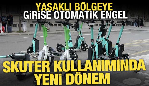 Skuter kullanımında yeni dönem! Sürücüye yasaklı bölge uyarısı yapılacak
