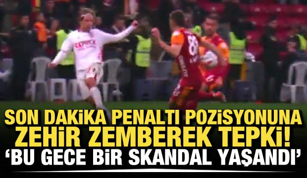 Son dakika penaltı pozisyonuna zehir zemberek tepki! ‘Bu gece bir skandal yaşandı’