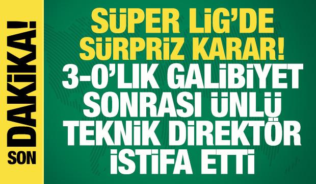 Son dakika: Süper Lig'de sürpriz karar! Volkan Demirel, 3-0 sonrası istifa etti