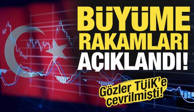 TÜİK rakamları açıkladı: Türkiye ekonomisi yüzde 3,7 büyüdü! 