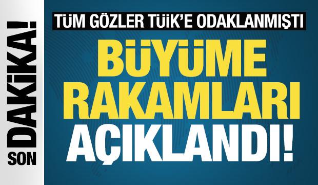 TÜİK rakamları açıkladı: Türkiye ekonomisi yüzde 3,7 büyüdü! 