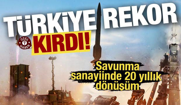 Türkiye'den büyük başarı! Savunma sanayiinde rekor kırdı