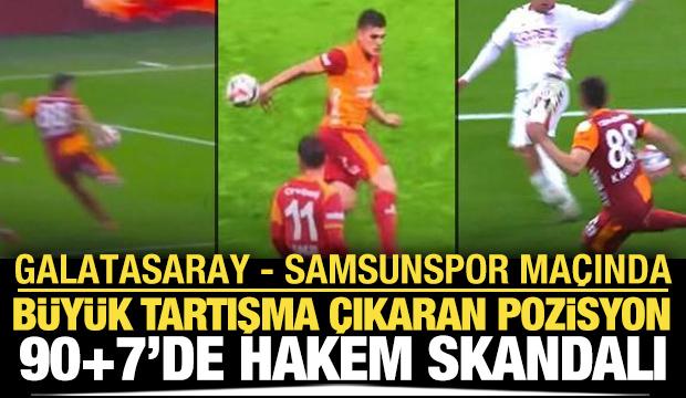 Türkiye'yi ayağa kaldıran pozisyon! 90+7'de hakem skandalı