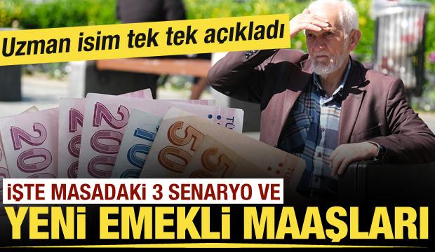 Uzman isim tek tek açıkladı: İşte masadaki 3 senaryo ve yeni emekli maaşları