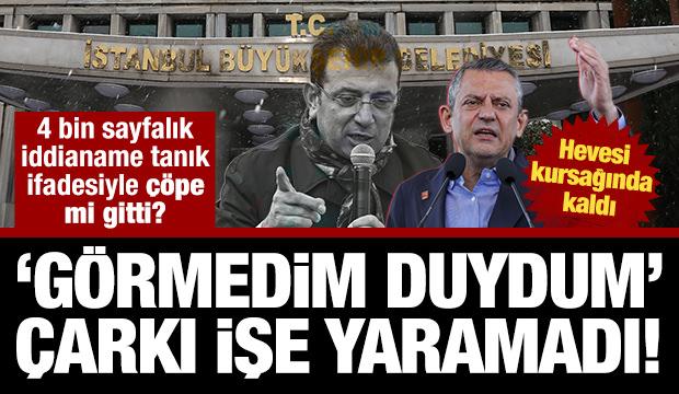 4 bin sayfalık iddianame tanık ifadesiyle çöpe mi gitti? Özel’in hevesi kursağında kaldı