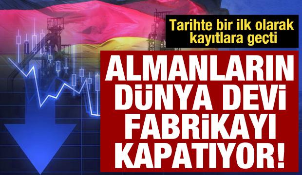 Alman devi fabrikayı kapatıyor: 88 yıl sonra bir ilk.. Türkiye'de en çok satan markalardan