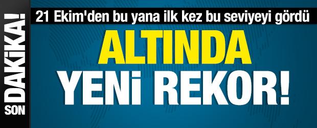 Altın rekor tazeledi! Fiyatlar 7 haftanın zirvesinde…