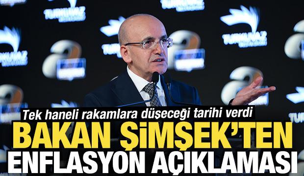 Bakan Şimşek'ten enflasyon mesajı: Tek haneye inecek