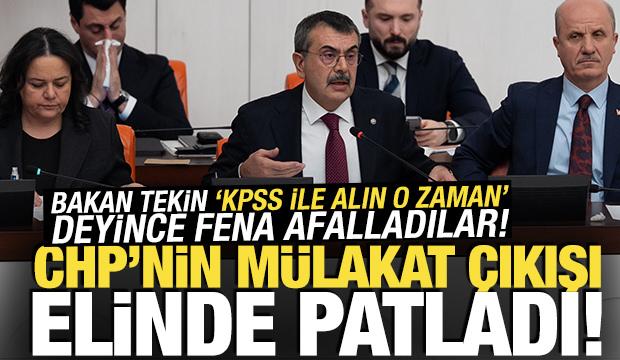 Bakan Tekin'den CHP'ye mülakat yanıtı: Sizin belediyeleriniz neden mülakat yapıyor?