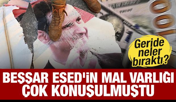 Beşşar Esed'in mal varlığı! 1 yıl önce geride neler bıraktı?