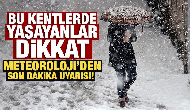 Bu kentlerde yaşayanlar dikkat: Meteoroloji'den son dakika uyarısı! 