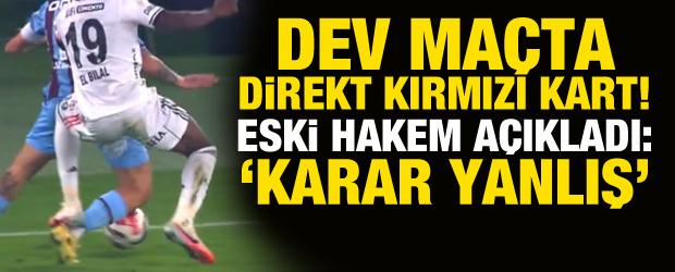 Dev ma&ccedil;ta kırmızı kart! Hakem VAR'a gidip verdi