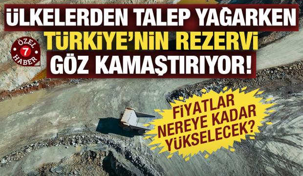 Dünyadan talep yağarken Türkiye'nin rezervi dikkat çekiyor! Altını bile geride bıraktı
