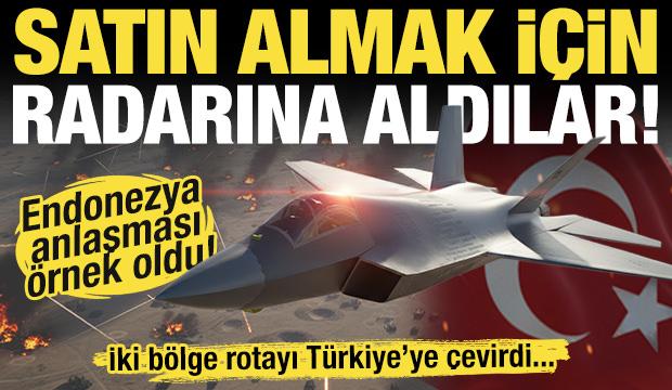 Endonezya anlaşması örnek oldu: Bölge orduları KAAN'ı radarına aldı!