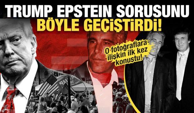 Epstein'le fotoğrafı basına bomba gibi düşmüştü! Trump ilk kez konuştu! 