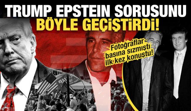 Epstein'le fotoğrafı basına bomba gibi düşmüştü! Trump ilk kez konuştu! 