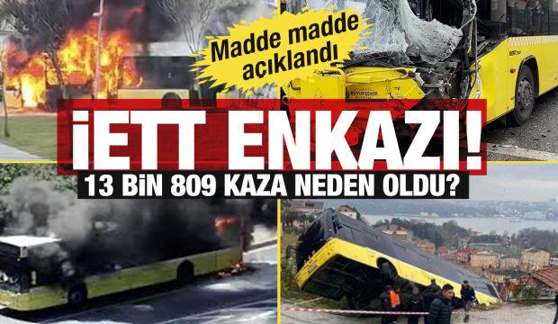 İETT otobüsleri günde 38 kaza yapıyor