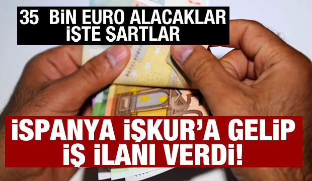 İspanya İŞKUR'a ilan verdi: 35 bin euro maaşla işçi alacaklar! İşte şartlar