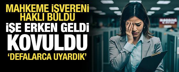 İspanya'da bir çalışan işe erken geldiği için kovuldu