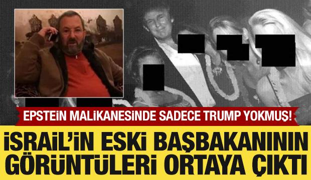 İsrail eski başbakanının Epstein malikanesinde görüntüleri ortaya çıktı