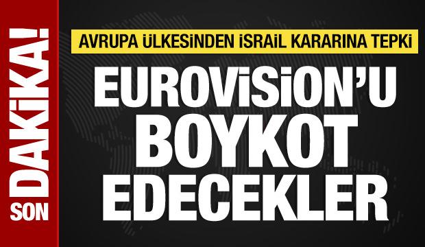 İzlanda'dan Eurovision'u boykot kararı