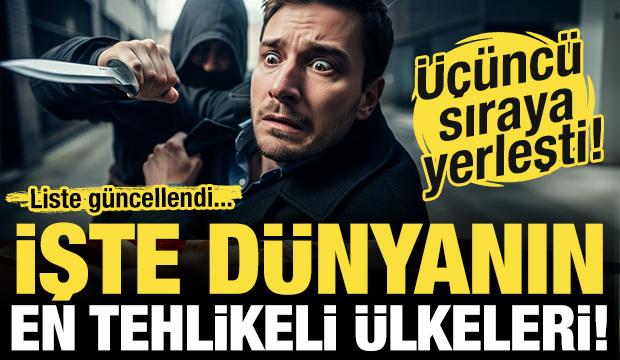 Liste güncellendi! İşte Dünyanın en tehlikeli ülkeleri! Üçüncü sıraya yerleştiler...