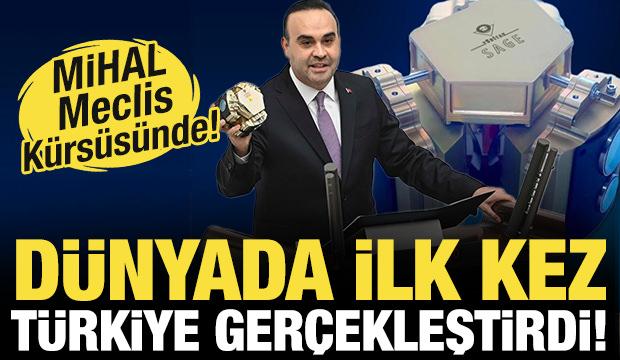 MİHAL, Meclis kürsüsünde! 'Bunu gerçekleştiren dünyadaki ilk ülke Türkiye'