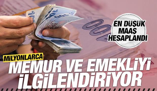 Milyonlarca emekli ve memuru ilgilendiren 4 senaryo! En düşük maaş da hesaplandı...
