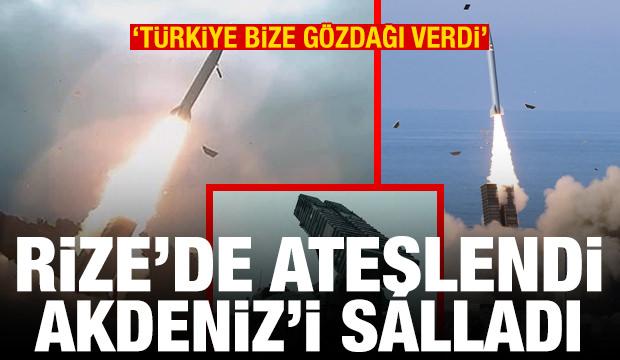 Rize'de ateşlendi, Akdeniz'i salladı: Türkiye bize gözdağı verdi