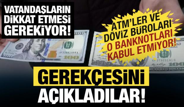 Sahte dolarlar tekrar piyasaya sürüldü! ATM'ler kabul etmiyor