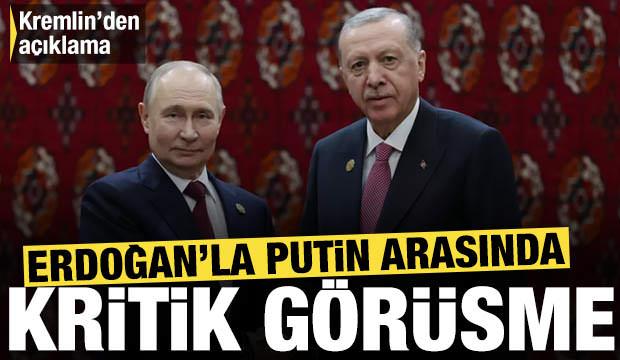 SON DAKİKA: Erdoğan, Putin ile Türkmenistan'da bir araya geldi!