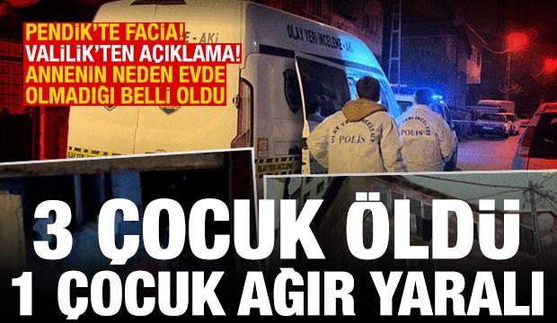 Son dakika haberi: Pendik'te facia! 3 çocuk öldü, 1 çocuk ağır yaralı