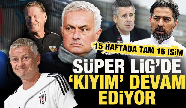 Süper Lig'e teknik direktör dayanmıyor! Kıyım sürüyor: 15 haftada 15 isim...