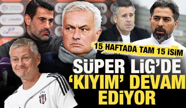 Süper Lig'e teknik direktör dayanmıyor! Kıyım sürüyor: 15 haftada 15 isim...