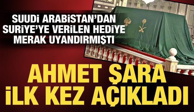 Suudi Arabistan Şam'a Kabe örtüsü hediye etti