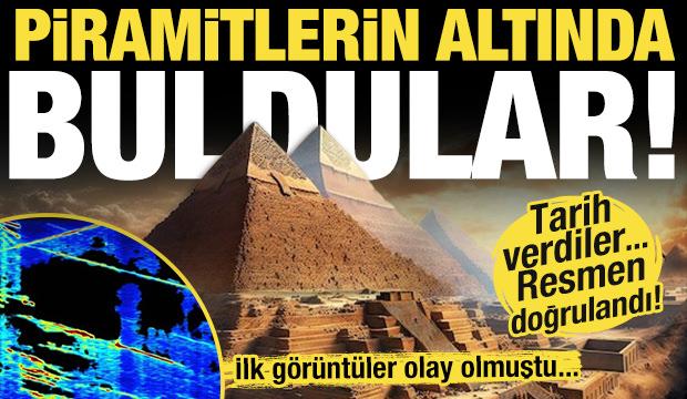 Tarih verdiler! Giza piramitlerinin altında gizli mega yapılar doğrulandı!