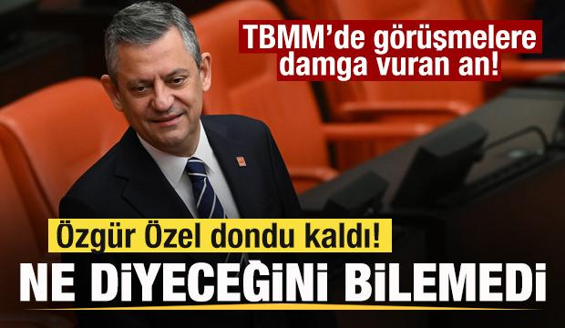 TBMM'de Özgür Özel’i zora sokan soru! Ne diyeceğini bilemedi! Görüşmelere damgasını vurdu!
