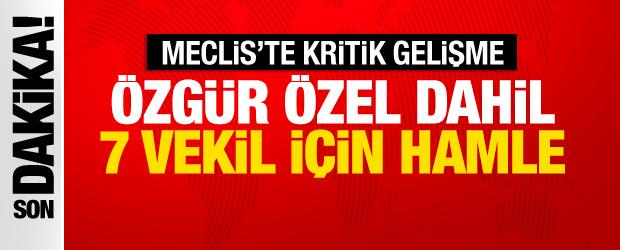 TBMM'ye yeni dokunulmazlık dosyaları sevk edildi