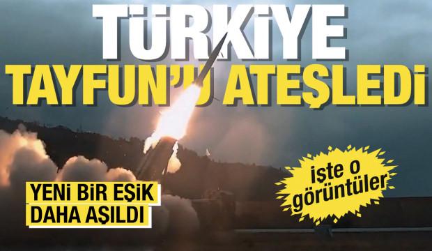 Türkiye TAYFUN'u ateşledi! İşte o gurur veren görüntüler