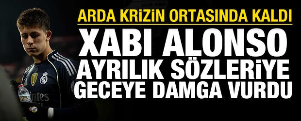 Xabi ayrılık açıklamasıyla geceye damga vurdu: Arda krizin ortasında kaldı