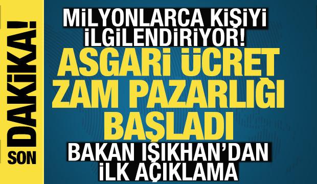 Yeni asgari ücret için ilk toplantı başladı