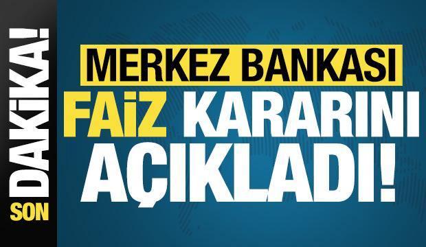 Merkez Bankası yıl sonu faiz kararını açıkladı