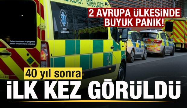2 Avrupa &uuml;lkesinde panik! 40 yıl sonra ilk kez g&ouml;r&uuml;ld&uuml;