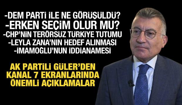 AK Parti Meclis Grup Başkanı Abdullah G&uuml;ler'den &ouml;nemli a&ccedil;ıklamalar