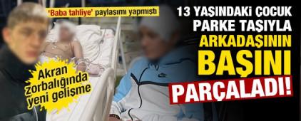 Akran zorbalığında yeni gelişme! Başını taşla ezip "Baba tahliye" paylaşımı yapmıştı...