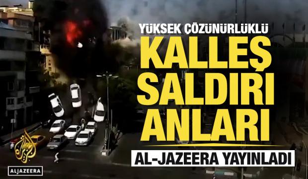 Al Jazeera, İsrail'in Tahran'ı vurduğu anların görüntülerini yayınladı