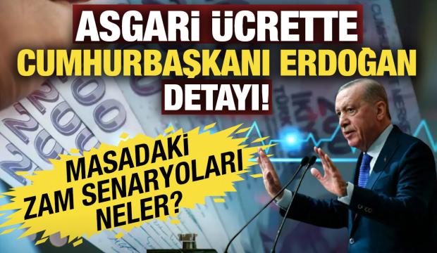 Asgari &uuml;crette 'Cumhurbaşkanı Erdoğan' detayı: Milyonların g&ouml;z&uuml; bu rakamda!