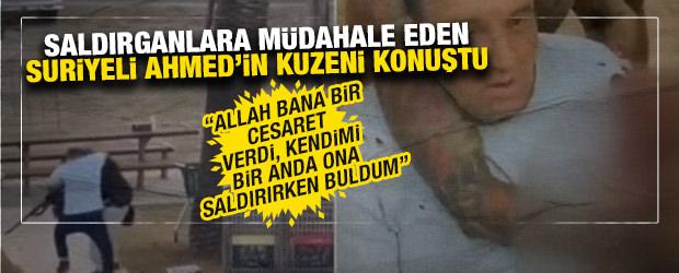 Avustralya'daki saldırganlara m&uuml;dahale eden Suriyeli Ahmed'in kuzeni konuştu