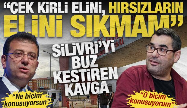 Aysever’le İmamoğlu Silivri’de birbirine girdi: Çek kirli elini hırsızların elini sıkmam…